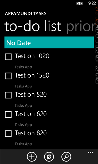Tasks for Windows Phone