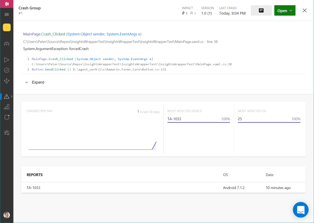 Appcenter From Xamarin Insights to Visual Studio AppCenter – In The Hand Ltd