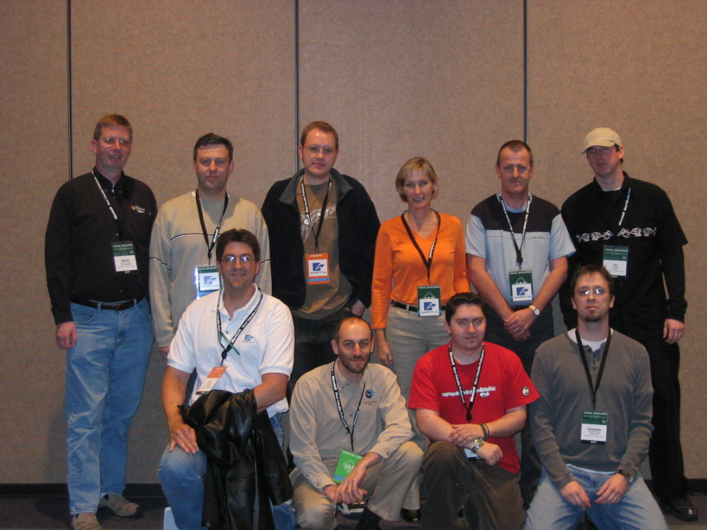 OpenNETCF members at the MVP Summit 2004.